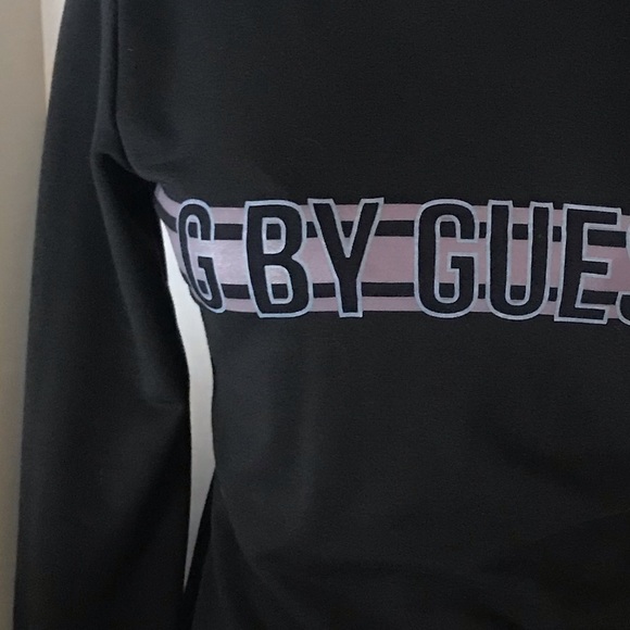 G by Guess Black lightweight hoodie pullover. - Picture 7 of 8